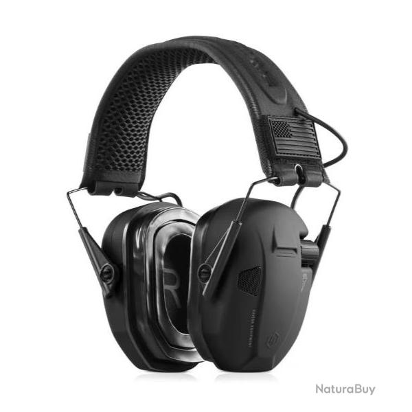 Casque Anti Bruit Electroniques Apollo - Savior Noir