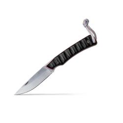 COUTEAU Wildsteer TROLL pliant Rockstone Bleu Blanc Rouge lame bross&eacute;e
