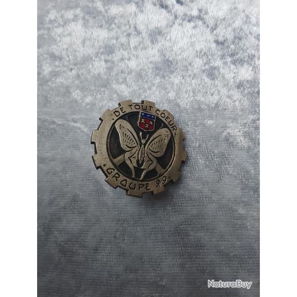 Insigne militaire papillon train groupe 9/9 drago paris beranger