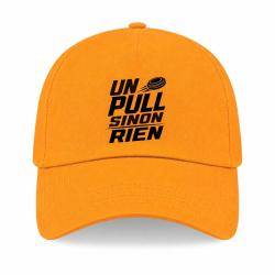 Casquette Ball Trap - Un Pull sinon rien - Slogan - Jaune