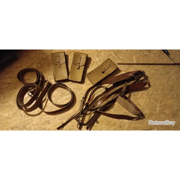 Lot brelage cuir PM MAT 49