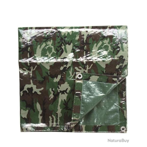 B�che agricole militaire 2.85m x 5m - Woodland