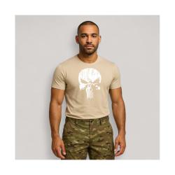 Tee-shirt - Punisher Blanc - Coyote S