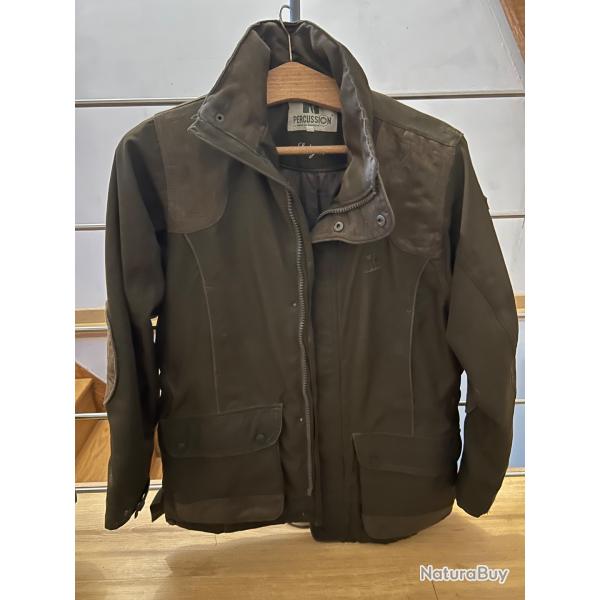 Veste de chasse percussion sologne enfant taille 16 ans