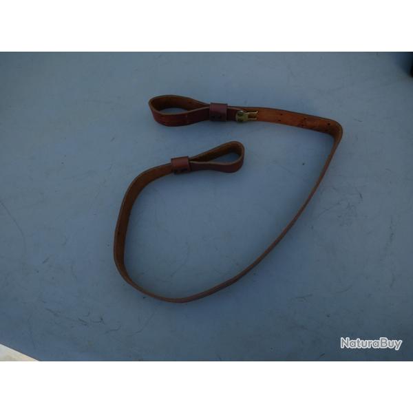 Bretelle en cuir Type 1907 pour fusil MARLIN GOOSE GUN entre autre
