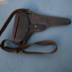 Etui de LUGER SUISSE Mod&egrave;le 1905 une patte de bandouli&egrave;re &agrave; recoudre