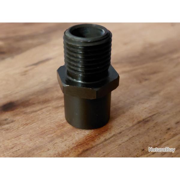 Adaptateur de mod�rateur de son pour pistolet Walther pp sport 1/2x20 UNEF
