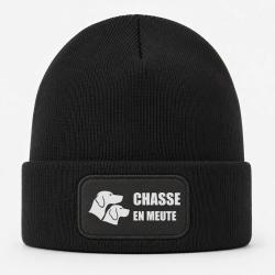 Bonnet Chasse - Chasse en meute - Duo de chiens - Noir