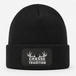 Bonnet Chasse - Chasse et tradition - Panache - Noir