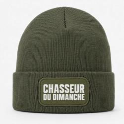 Bonnet Chasse - Chasseur du dimanche - Orange - Kaki / Blanc