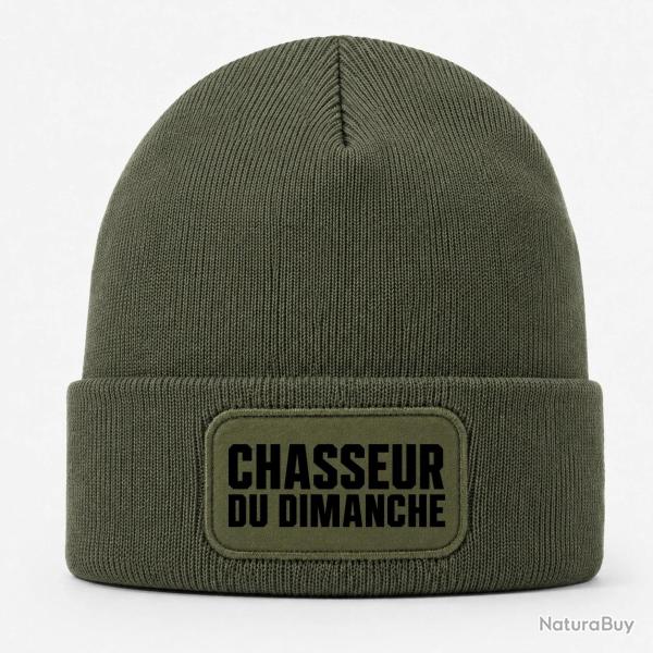 Bonnet Chasse - Chasseur du dimanche - Orange - Kaki / Noir
