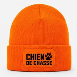 Bonnet Chasse - Chien de chasse - Empreinte orange - Orange