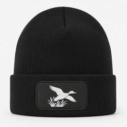 Bonnet Chasse - Envol du canard - Roseaux - Noir