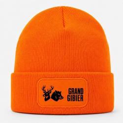 Bonnet Chasse - Grand gibier - Cerf et sanglier - Orange