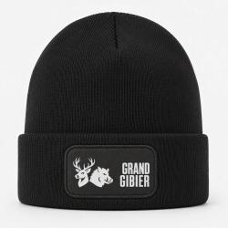 Bonnet Chasse - Grand gibier - Cerf et sanglier - Noir