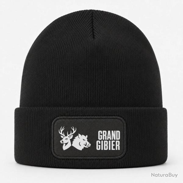 Bonnet Chasse - Grand gibier - Cerf et sanglier - Noir