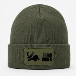 Bonnet Chasse - Grand gibier - Cerf et sanglier - Kaki / Noir