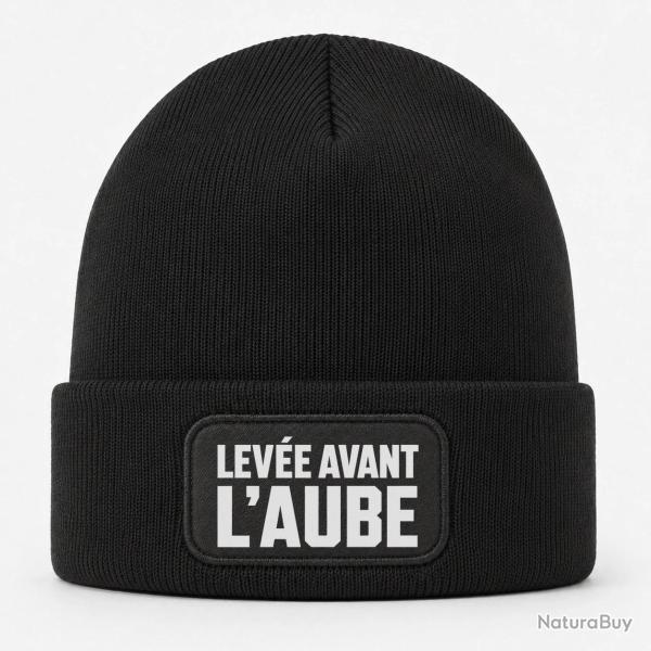 Bonnet Chasse - Lev�e avant l'aube - Collection femme - Noir