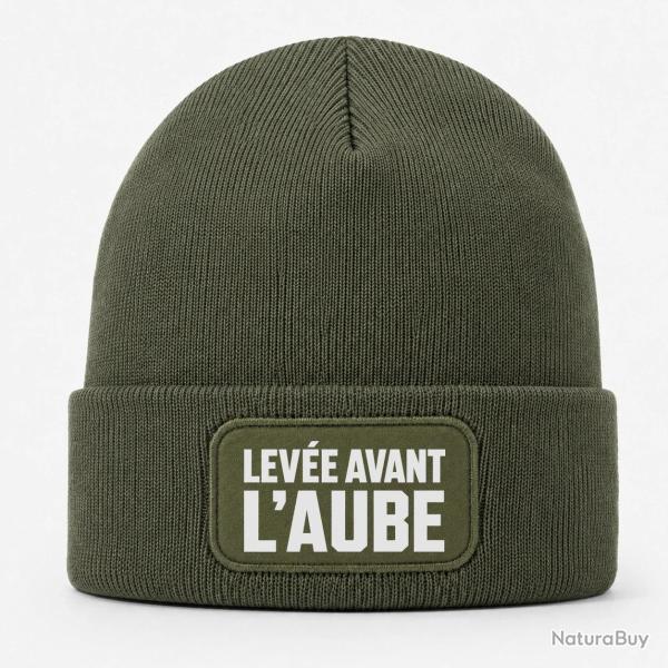 Bonnet Chasse - Lev�e avant l'aube - Collection femme - Kaki / Blanc