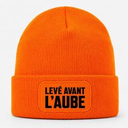 Bonnet Chasse - Lev&eacute; avant l'aube - Collection homme - Orange