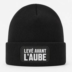 Bonnet Chasse - Lev&eacute; avant l'aube - Collection homme - Noir