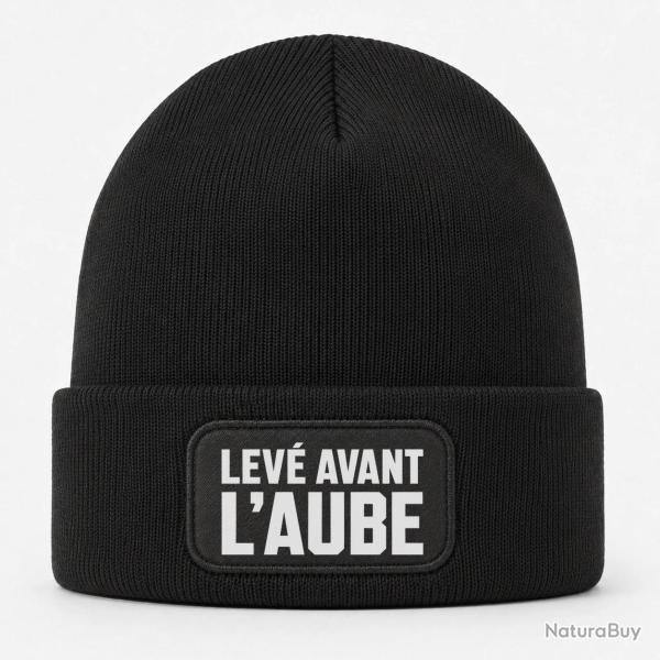 Bonnet Chasse - Lev� avant l'aube - Collection homme - Noir