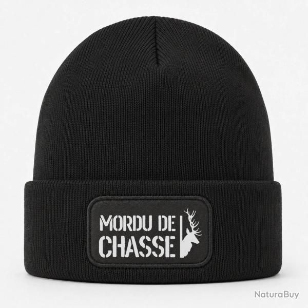 Bonnet Chasse - Mordu de chasse - Noir