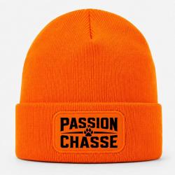 Bonnet Chasse - Passion chasse - Empreinte orange - Orange