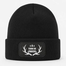 Bonnet Chasse - Terre de chasse - Bois de cerf - Noir