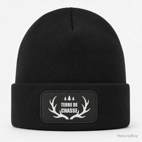 Bonnet Chasse - Terre de chasse - Bois de cerf - Noir