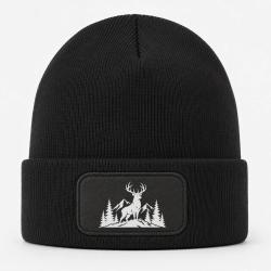 Bonnet Chasse - Seigneur des montagnes - Cerf - Noir