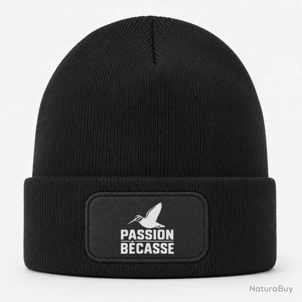 Bonnet Chasse - Passion b�casse - Oiseau en vol - Noir