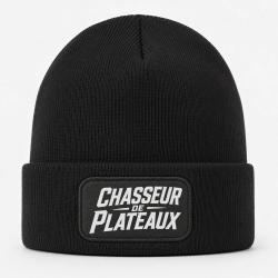 Bonnet Ball Trap - Chasseur de plateaux - &Eacute;cusson tireur - Noir