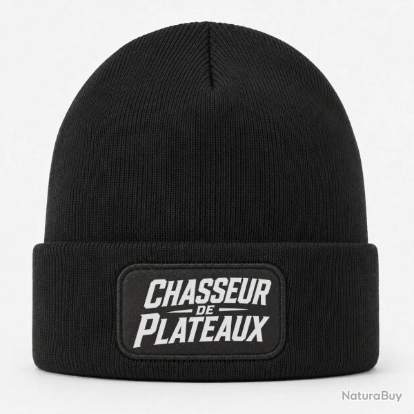 Bonnet Ball Trap - Chasseur de plateaux - �cusson tireur - Noir