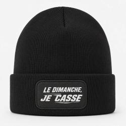 Bonnet Ball Trap - Le dimanche je casse - Stand de tir - Noir
