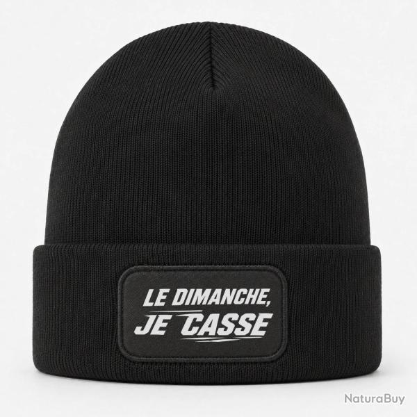 Bonnet Ball Trap - Le dimanche je casse - Stand de tir - Noir
