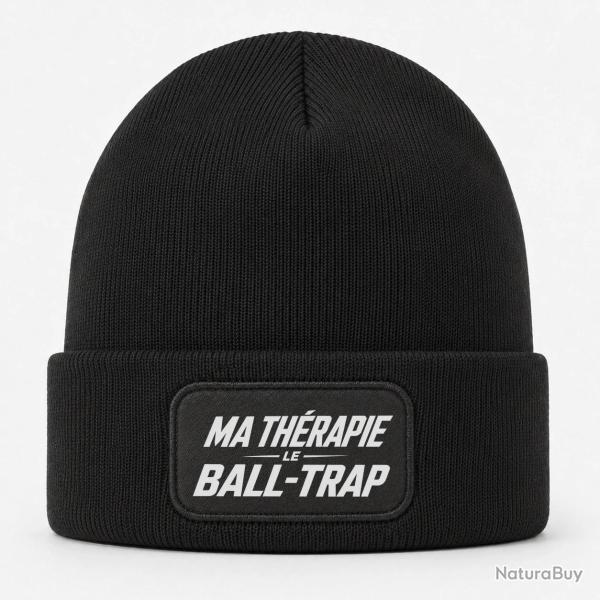 Bonnet Ball Trap - Ma th�rapie, le Ball Trap - Humour - Noir