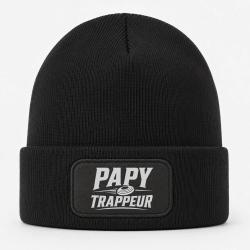 Bonnet Ball Trap - Papy trappeur - Cadeau passion - Noir