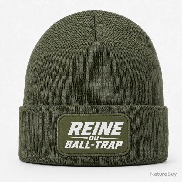 Bonnet Ball Trap - Reine du Ball Trap - Couronne - Kaki / Blanc