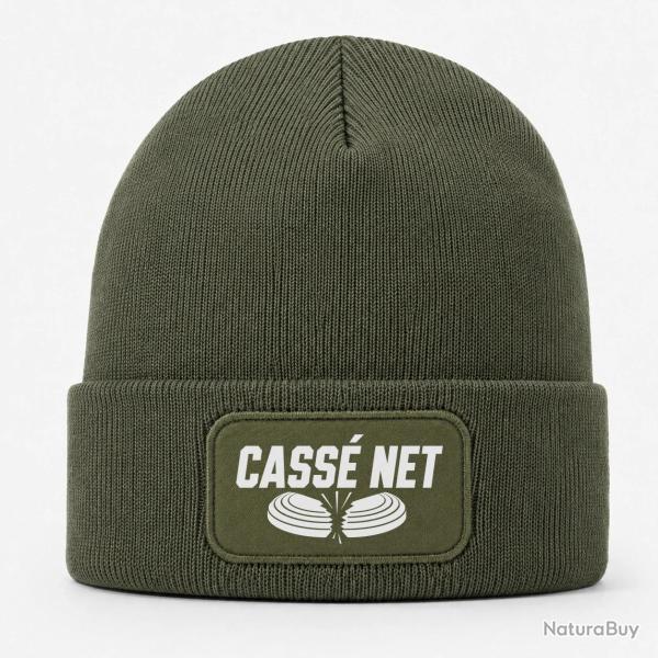 Bonnet Ball Trap - Cass� net - Double plateau - Kaki / Blanc