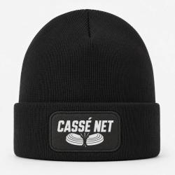 Bonnet Ball Trap - Cass&eacute; net - Double plateau - Noir
