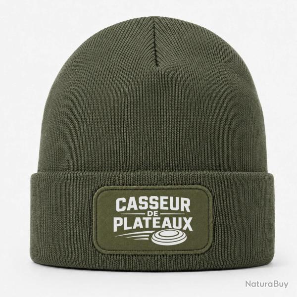 Bonnet Ball Trap - Casseur de plateaux - Trajectoire - Kaki / Blanc
