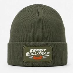 Bonnet Ball Trap - Esprit comp&eacute;tition - Ailes de vitesse - Kaki / Blanc et orange