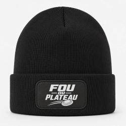 Bonnet Ball Trap - Fou du plateau - Typographie - Noir