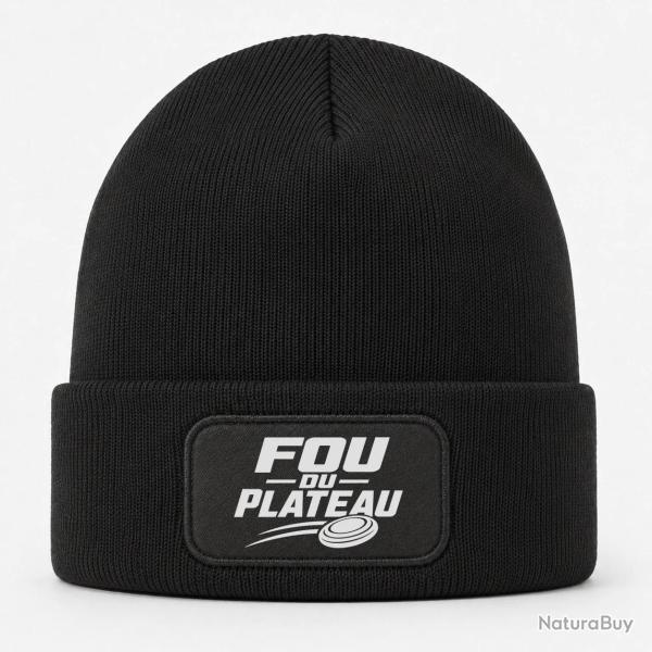 Bonnet Ball Trap - Fou du plateau - Typographie - Noir