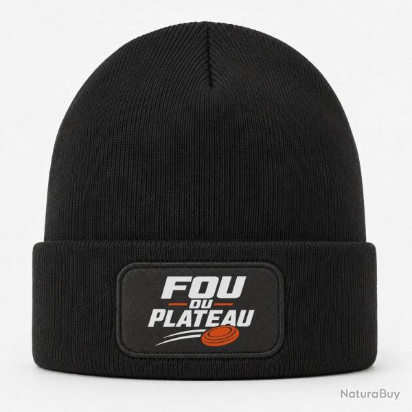 Bonnet Ball Trap - Fou du plateau - Typographie - Noir / Orange