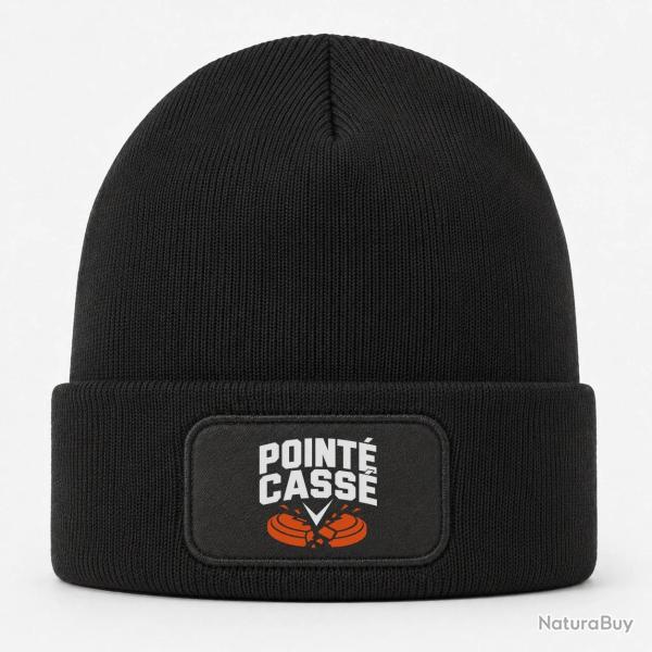 Bonnet Ball Trap - Point� cass� - Double impact - Noir / Orange