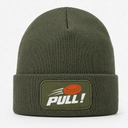 Bonnet Ball Trap - Pull ! - Plateau filant - Kaki / Blanc et orange
