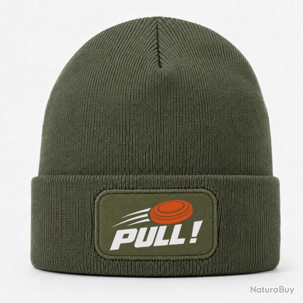 Bonnet Ball Trap - Pull ! - Plateau filant - Kaki / Blanc et orange