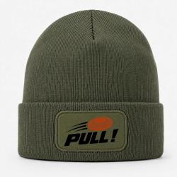 Bonnet Ball Trap - Pull ! - Plateau filant - Kaki / Noir et orange